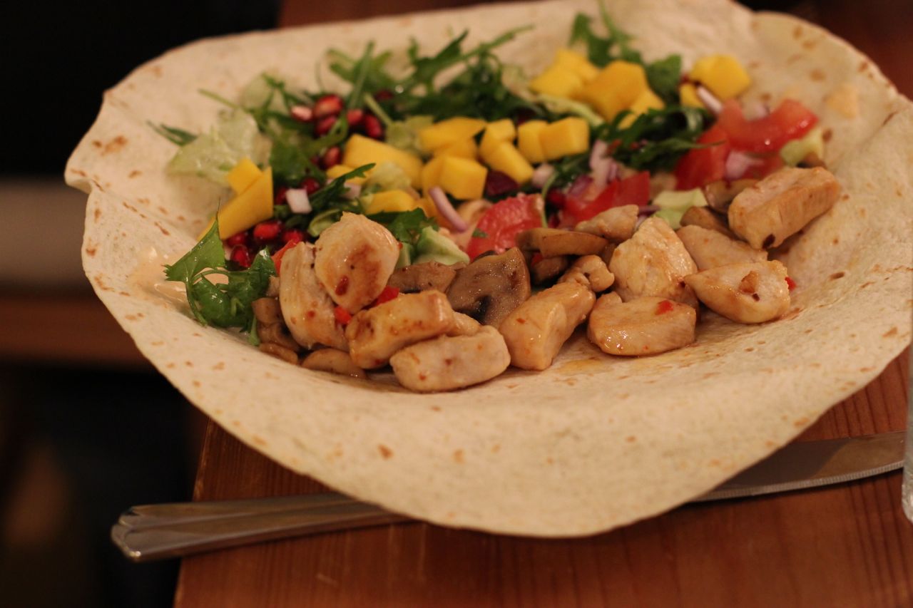 Fajitas med Kylling og Asiatiske smaker